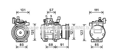 AVA QUALITY COOLING Kompressor,kliimaseade KAK145